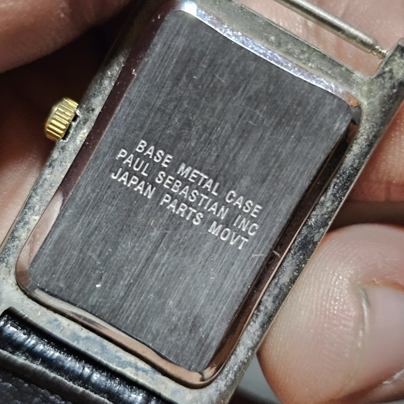 Lot Of 2 Paul Sebastian Unisex Quartz Watch For Parts Or Repair Untested - Picture 5 of 5